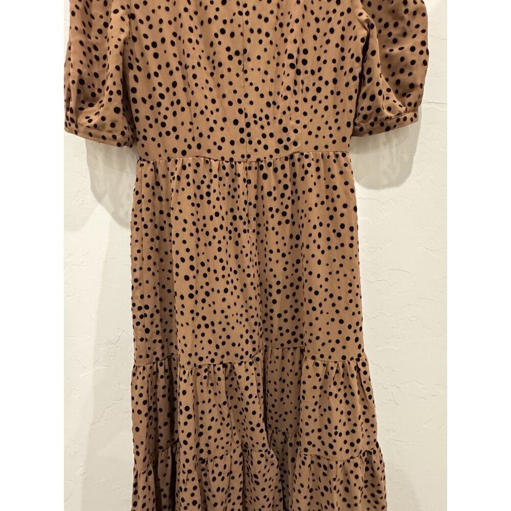 BB Dakota Midi Dress Brown And Black - Picture 9 of 12